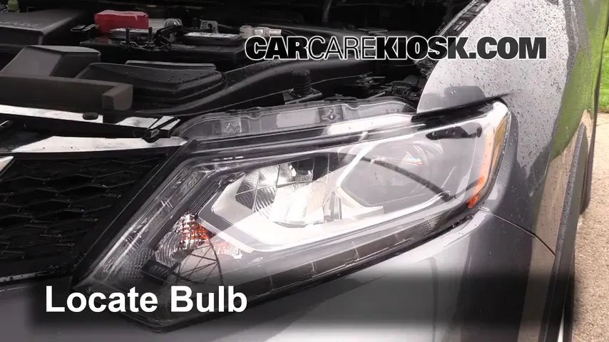 2014 Nissan Rogue SL 2.5L 4 Cyl. Lights Highbeam (replace bulb)